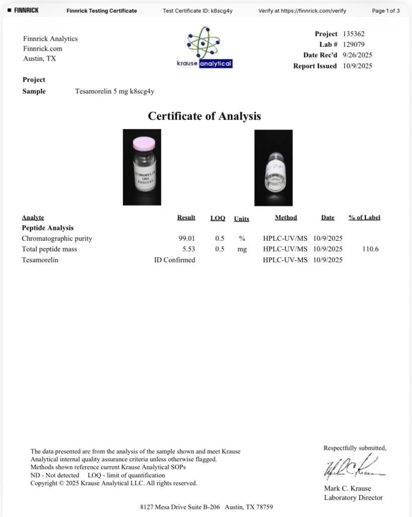Tesa peptides